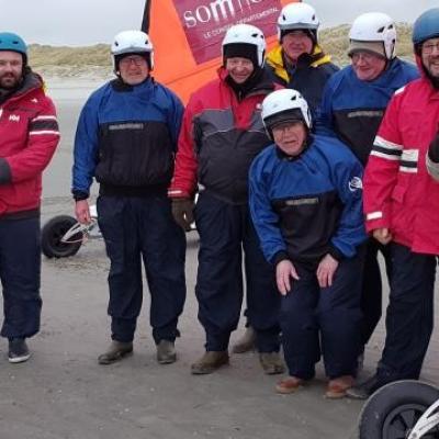 Equipe Séniors 2019 en baie de Somme